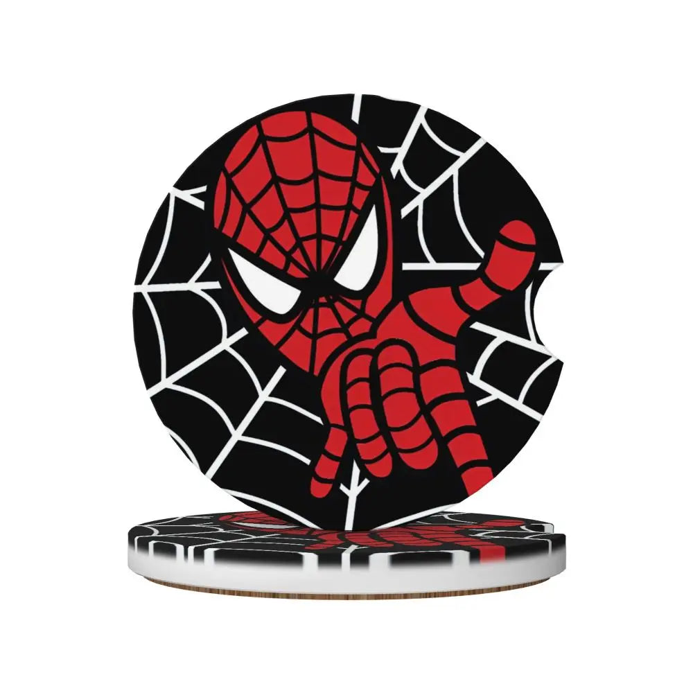 Dessous de Verre Spiderman Noir